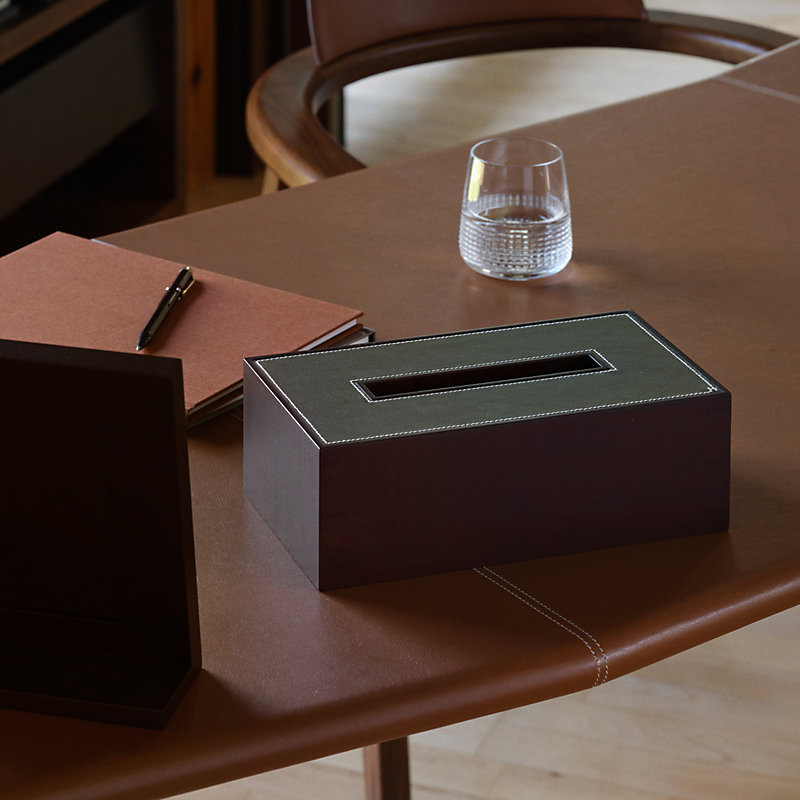 ティッシュケース 《プレイヤード》 レクタンギュラー GM | Hermès